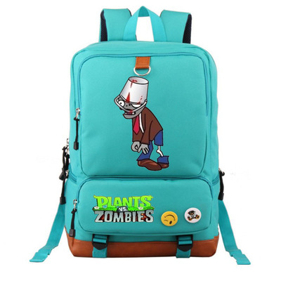 Plants vs. Zombies Canvas Backpack Shoulder School Bag - Image 13