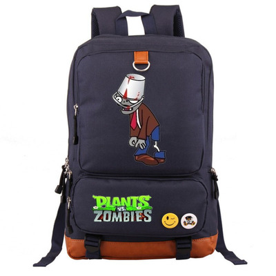Plants vs. Zombies Canvas Backpack Shoulder School Bag - Image 12