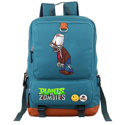 Plants vs. Zombies Canvas Backpack Shoulder School Bag - Image 11