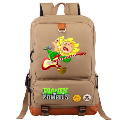 Plants vs. Zombies Canvas Backpack Shoulder School Bag - Image 10