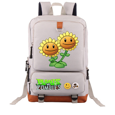 Plants vs. Zombies Canvas Backpack Shoulder School Bag - Image 6