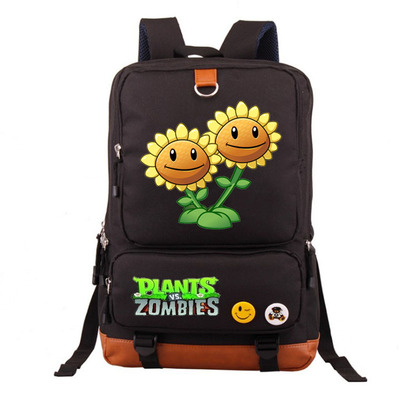Plants vs. Zombies Canvas Backpack Shoulder School Bag - Image 5