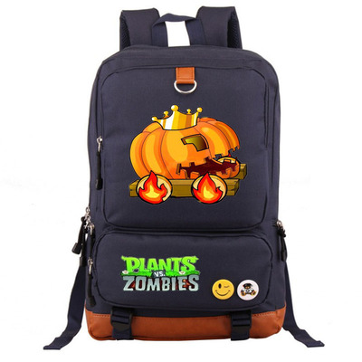 Plants vs. Zombies Canvas Backpack Shoulder School Bag - Image 24