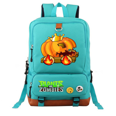 Plants vs. Zombies Canvas Backpack Shoulder School Bag - Image 23