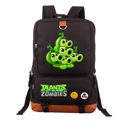 Plants vs. Zombies Canvas Backpack Shoulder School Bag - Image 22
