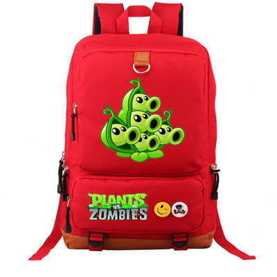 Plants vs. Zombies Canvas Backpack Shoulder School Bag - Image 21