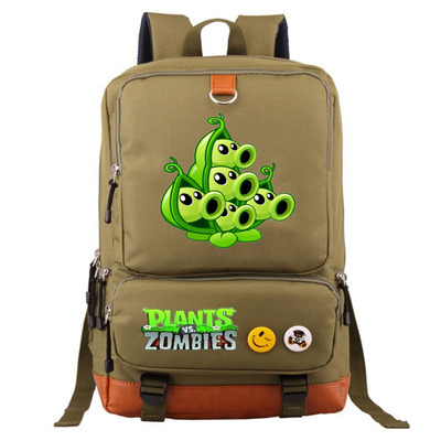 Plants vs. Zombies Canvas Backpack Shoulder School Bag - Image 20