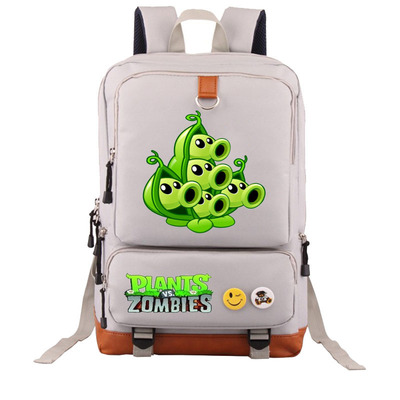 Plants vs. Zombies Canvas Backpack Shoulder School Bag - Image 19