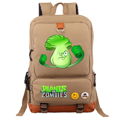 Plants vs. Zombies Canvas Backpack Shoulder School Bag - Image 18