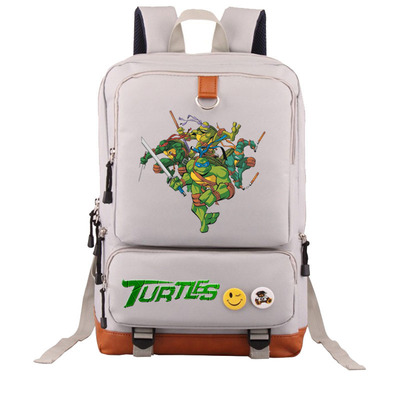 Teenage Mutant Ninja Turtles Canvas Backpack Shoulder School Bag - Image 22