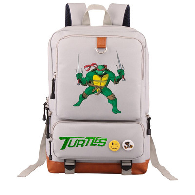 Teenage Mutant Ninja Turtles Canvas Backpack Shoulder School Bag - Image 13