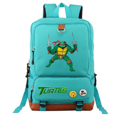 Teenage Mutant Ninja Turtles Canvas Backpack Shoulder School Bag - Image 8