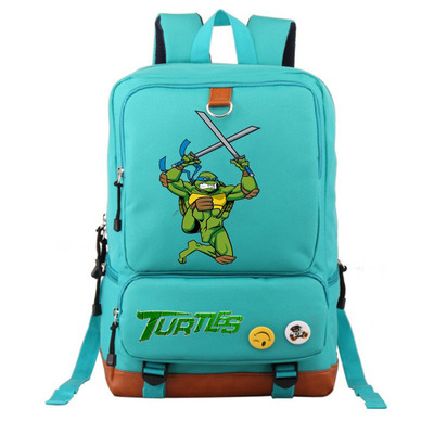 Teenage Mutant Ninja Turtles Canvas Backpack Shoulder School Bag - Image 25