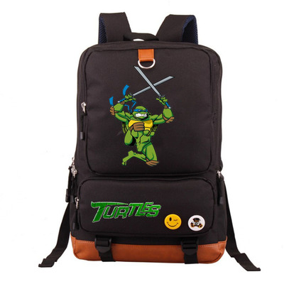 Teenage Mutant Ninja Turtles Canvas Backpack Shoulder School Bag - Image 23