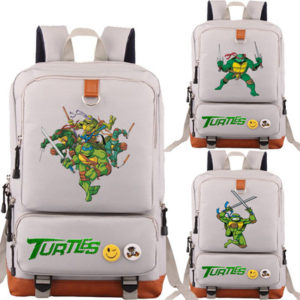 Teenage Mutant Ninja Turtles Canvas Backpack Shoulder School Bag