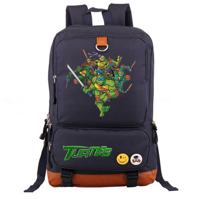 Teenage Mutant Ninja Turtles Canvas Backpack Shoulder School Bag - Image 18