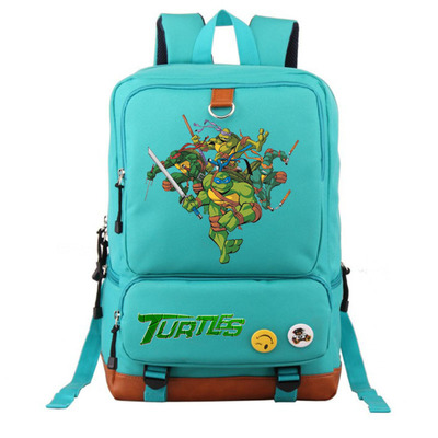 Teenage Mutant Ninja Turtles Canvas Backpack Shoulder School Bag - Image 17