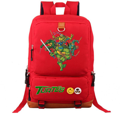 Teenage Mutant Ninja Turtles Canvas Backpack Shoulder School Bag - Image 15
