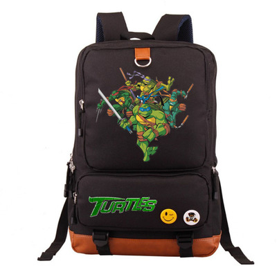 Teenage Mutant Ninja Turtles Canvas Backpack Shoulder School Bag - Image 14