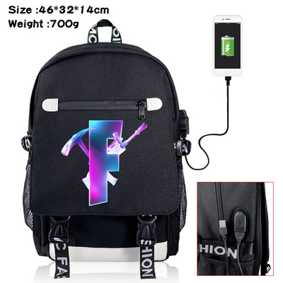 18‘’Fortnite Canvas USB Backpack - Image 5