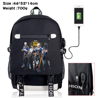 18‘’Fortnite Canvas USB Backpack - Image 16