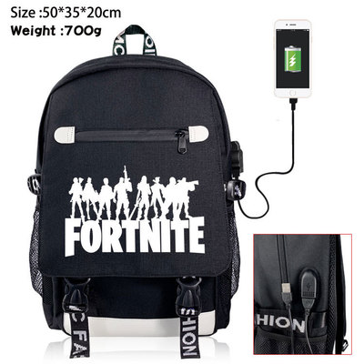 18‘’Fortnite Canvas USB Backpack - Image 17