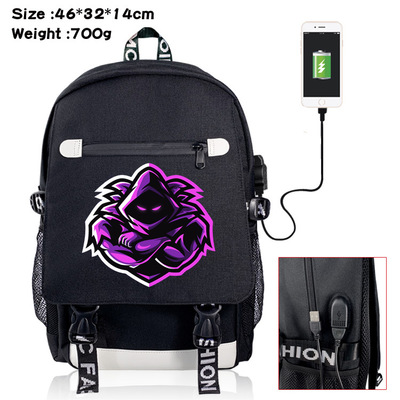 18‘’Fortnite Canvas USB Backpack