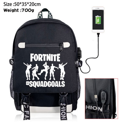 18‘’Fortnite Canvas USB Backpack - Image 3