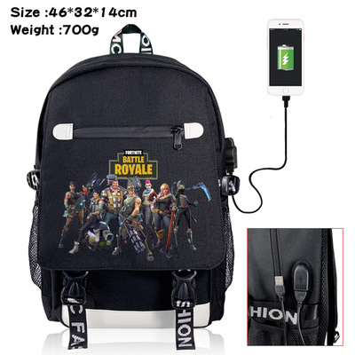 18‘’Fortnite Canvas USB Backpack - Image 4