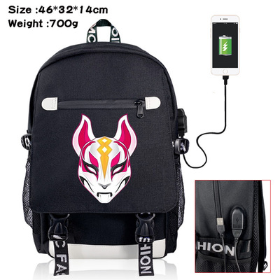 18‘’Fortnite Canvas USB Backpack - Image 9