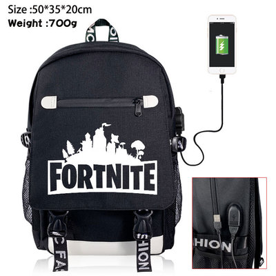 18‘’Fortnite Canvas USB Backpack - Image 11