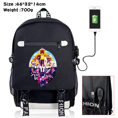 18‘’Undertale Canvas USB Backpack - Image 8