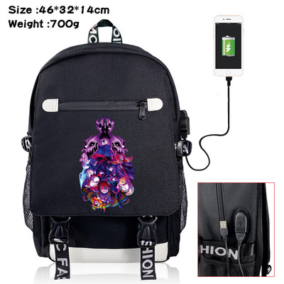 18‘’Undertale Canvas USB Backpack - Image 12
