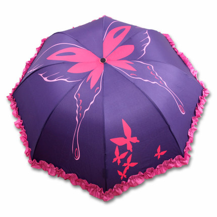 Accel World Foldable Umbrella Sunny and Rainy Sunscreen Anti-uv Umbrella