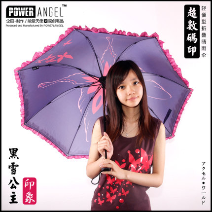 Accel World Foldable Umbrella Sunny and Rainy Sunscreen Anti-uv Umbrella - Image 4