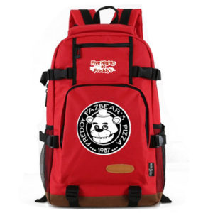Five Nights at Freddy's Backpack School Bag Black Red Blue