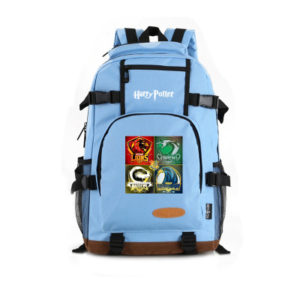 Hogwarts Backpack School Bag Black Red Blue