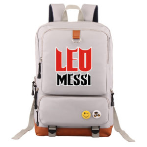 MESSI Canvas Backpack Shoulder School Bag