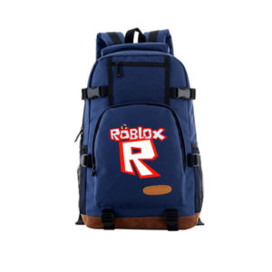 Roblox Backpack School Bag Black Red Blue