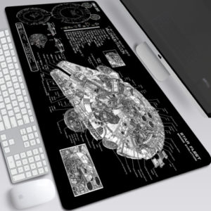 Millennium Falcon Cartoon The Desk Pad 800mmx300mmx5mm