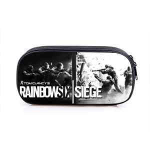 Rainbow Six Pen Case Student’s Large Capacity Pencil Bag