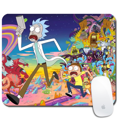 Rick and Morty Cartoon Mouse Pad
