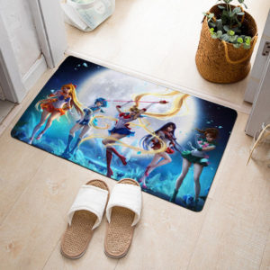 Sailor Moon Ultra Soft Indoor Modern Area Rugs Fluffy Living Room Carpets Suitable For Children Bedroom