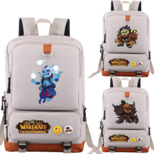 World of Warcraft WOW Canvas Backpack Shoulder School Bag
