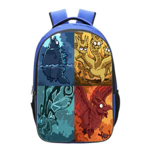 Godzilla: King of the Monsters Backpack School Bag Blue