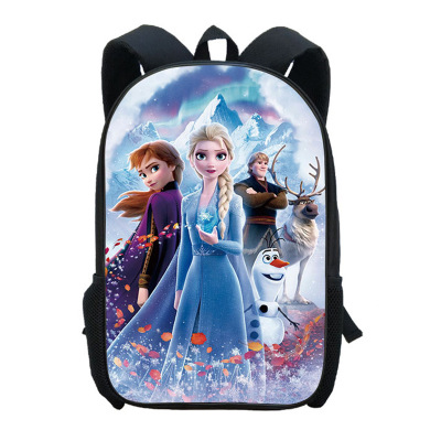 18‘’Frozen 2 Backpack School Bag Black - Image 35