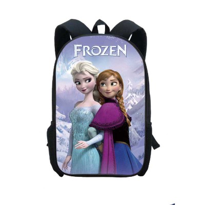 18‘’Frozen 2 Backpack School Bag Black - Image 6