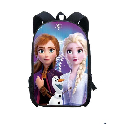 18‘’Frozen 2 Backpack School Bag Black - Image 34