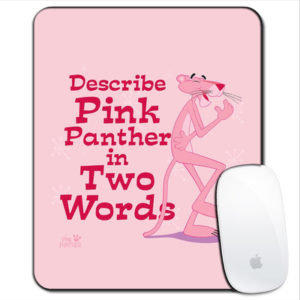 Pink Panther Cartoon Mouse Pad