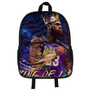 16"LeBron James Backpack School Bag Black
